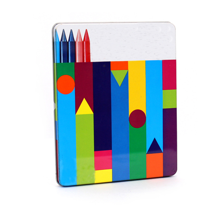 rectangular metal pen box